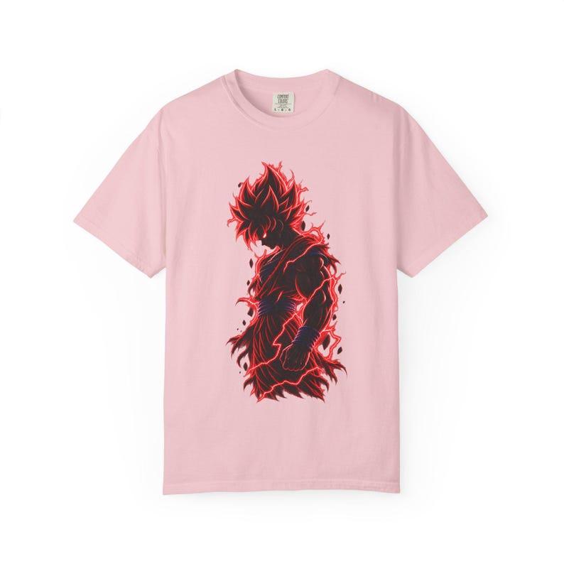 Dragon Ball Super Saiyan Goku T-shirt Graphic Manga Cotton Oversized Streetwear Y2k Harajuku Casual Loose High Quality Female Male Clothing