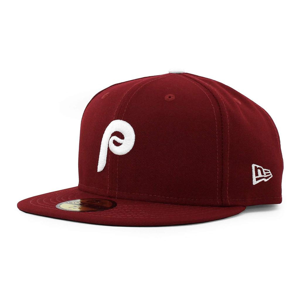 [New Era] 59FIFTY FITTED Philadelphia Phillies [ON-FIELD PERFORMANCE ALT-2MAROON] PHILADELPHIA PHILLIES (7-38 (approx. 58.7 cm))