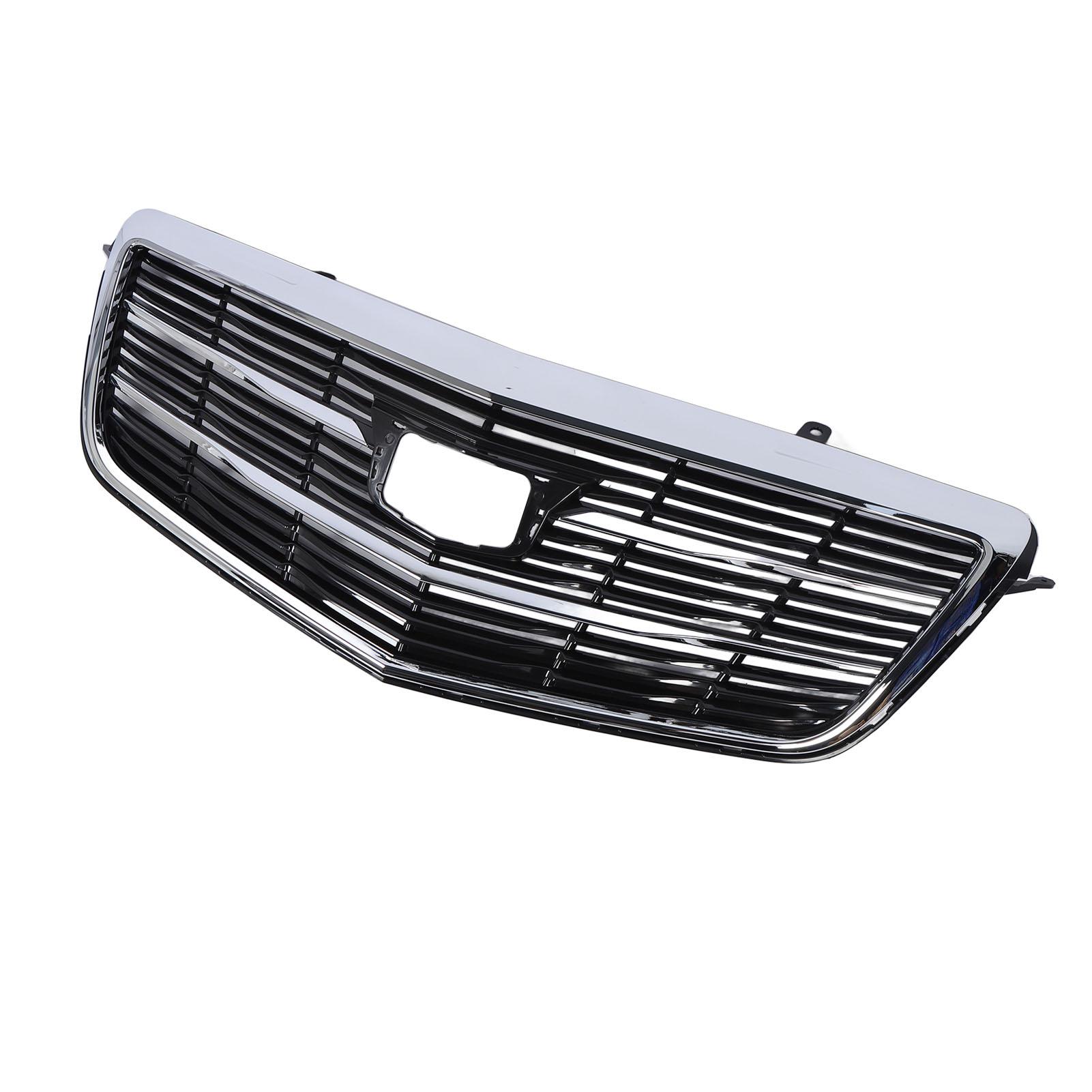 Front Bumper Upper Grille 22879627 Rugged Front Upper Hood Grill Replacement for ATS 2015 2019 Electroplated