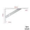 For 2 X Metal Shelf Bracket L Shape Thickened Corner Shelf Right Angle Bracket