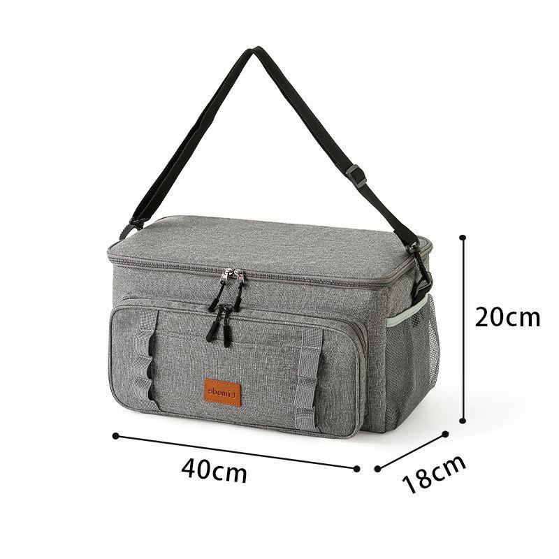 35L Waterproof Insulated Crossbody Bag for Outdoor Camping & Picnic