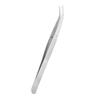 5pcs Stainless Steel Curved Tweezer Precision Tips Non-slip Handles Positioning Tweezers Curved Serrated Tip With Teeth