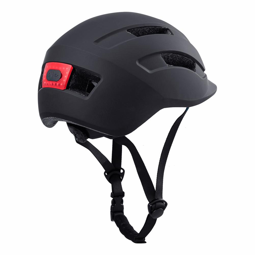 New Intelligent Three Alarm Lights Bicycle Helmet Outdoor Sports Electric Bicycle Helmet Led Motorcycle Bicycle Helmet