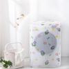 1pc PEVA Washing Machine Special Dustproof Sunscreen Waterproof Cover , Zippered Household Appliance Cover