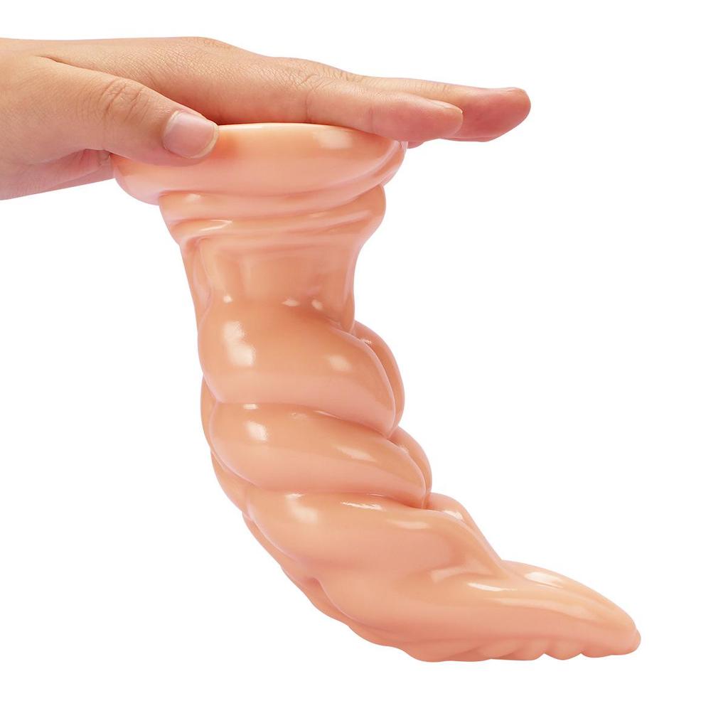Alien Rhinoceros Horn Anal Plug - Thick, Large Anus Plug for Men & Women, Erotic Toy & Masturbator