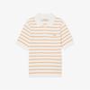 Lacoste Women's Striped Sweater Polo Shirt PF710E-56GIY0