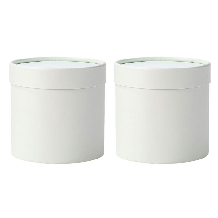 Two Tiny Floral Display Buckets Sturdy Base Gift Wrapping Boxes For Artistic Arrangements Home Or Office Decoration Use