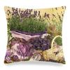Vintage Poster Lavender Print Collection Polyester Pillowcase Pillowcase Pillowcase Home Decor Lathe Bedding