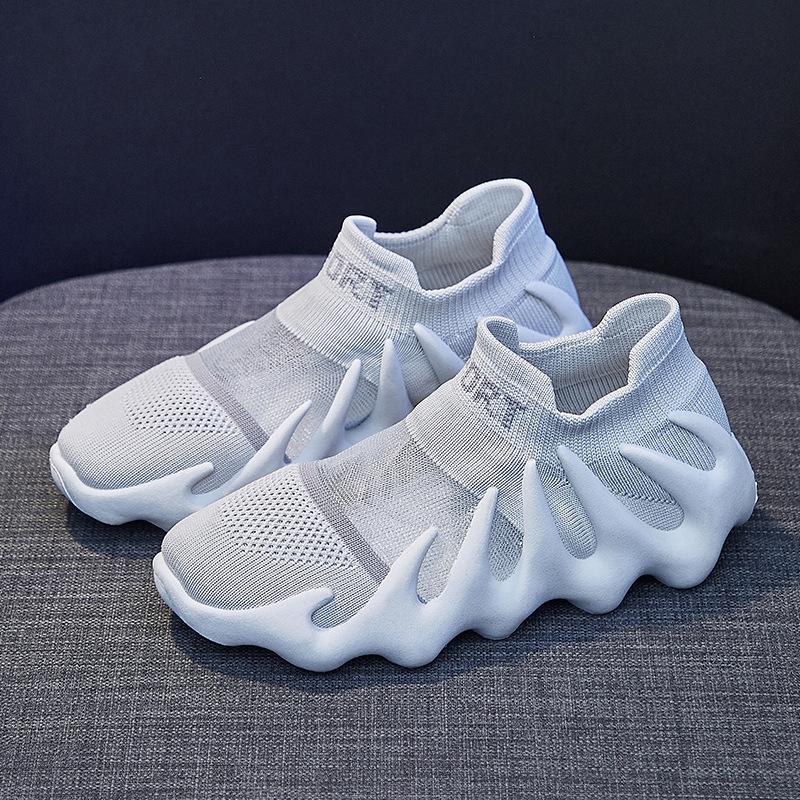 Mesh Breathable Shoes Women's Flying Woven Xiaolongbao Running Casual Shoes