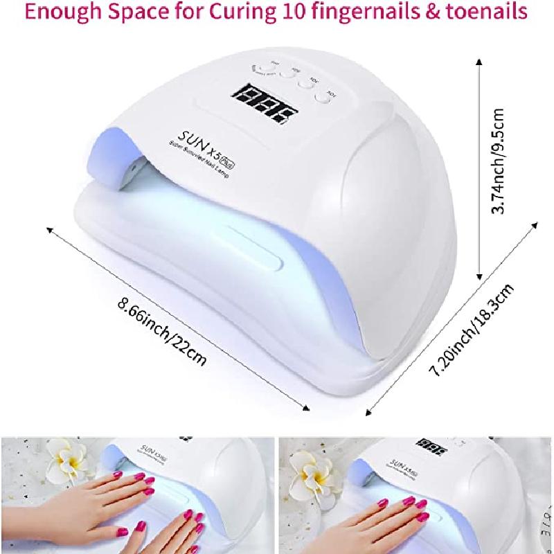 Nail Dryer LED Nail Lamp UV Lamp for Curing All Gel Nail Polish With Motion Sensing Manicure Pedicure Salon Tool
