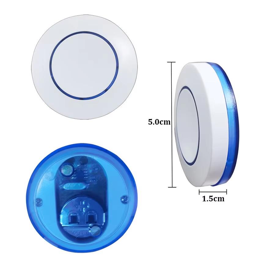 433MHz RF Wireless Remote Control Light Switch 220V 110V 10A Relay Receiver Mini Round Button Wall Panel for LED Lamps