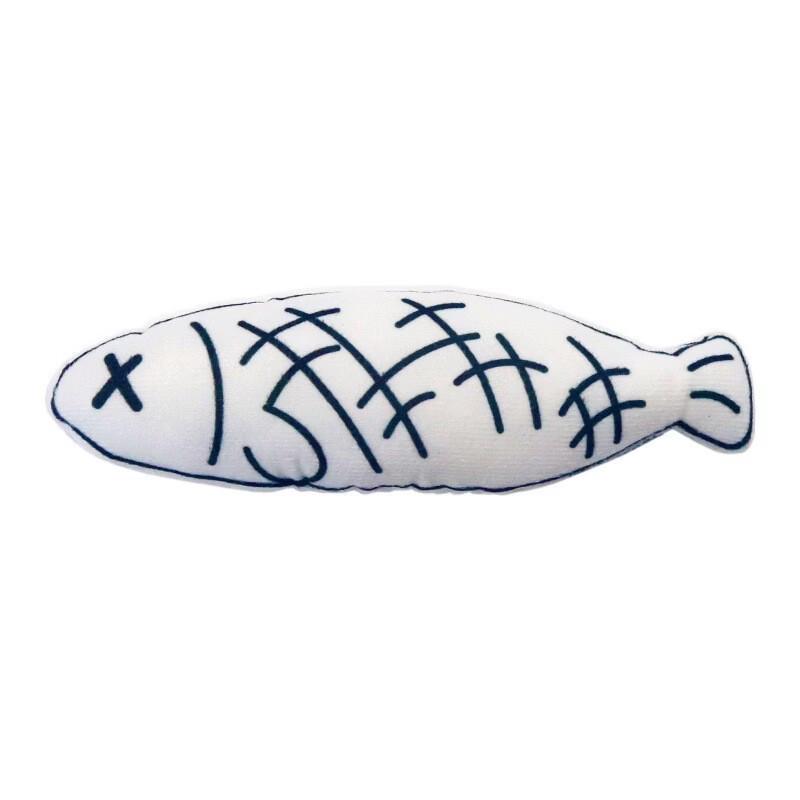 Pet Linen Fish Cat Toy