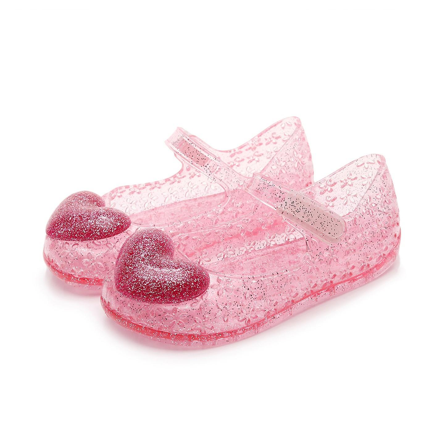 

Kids Sandals for Girls 2026 New Soft Sole Closed Toe Breathable Jelly Shoes Princess Sandals for Baby 29(insole 19.1cm)