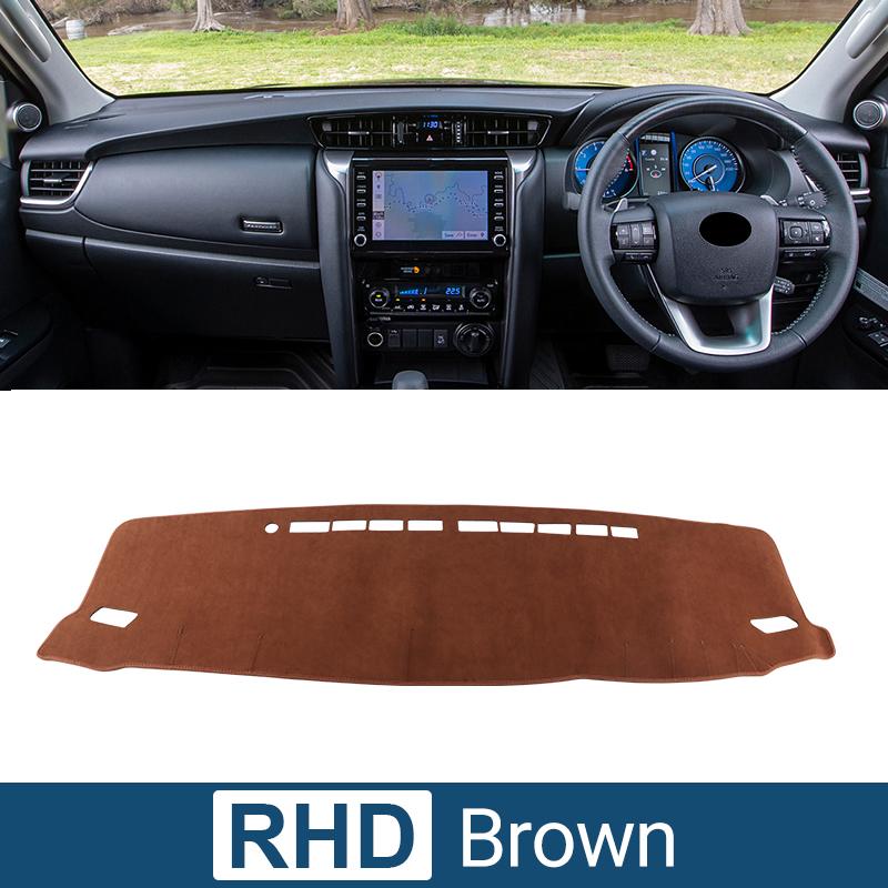 

Для Toyota Fortuner AN150 AN160 2015-2017 2018 2019 2020 2024 2024 2024 Автомобильный чехол на приборную панель, защищающий от света, коврик с защитой от УФ-излучения