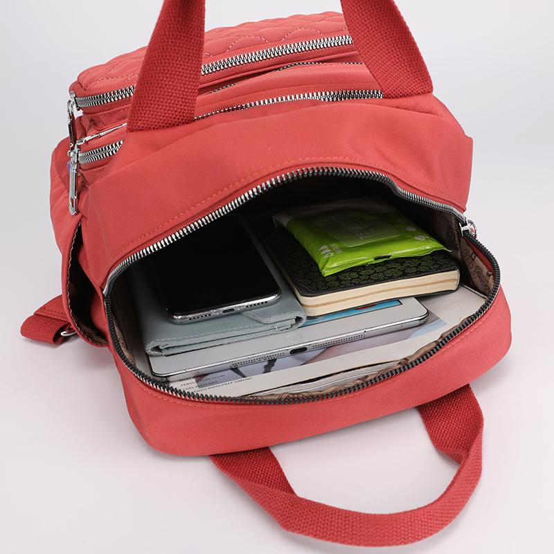 Quilted Backpack for Women – Stylish Multi-Use Bag with Multiple Pockets & Adjustable Straps – Perfect for Work, School & Daily Use