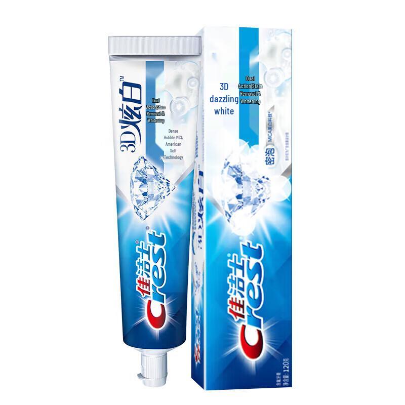 Crest 3D White Dual Effect Toothpaste 120g
