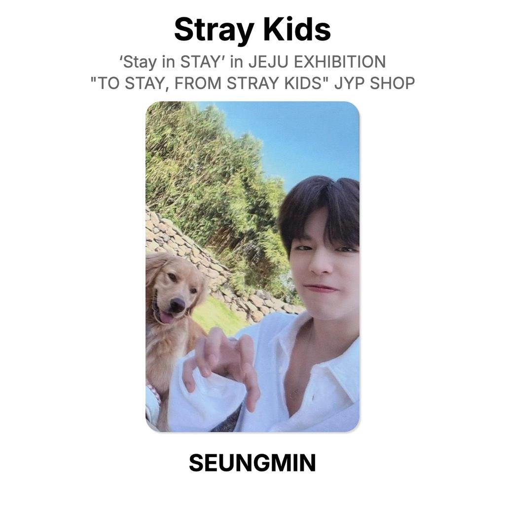 Stray Kids ‘Stay in STAY’ in JEJU EXHIBITION "TO STAY, FROM STRAY KIDS" JYP SHOP Official Photocard