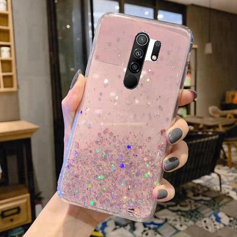 Glitter Phone Case For Xiaomi Redmi 9 Case Bling Glitter Soft Back Cover For Xiaomi Redmi9 Cases for Redmi 9 Case