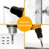 ABGR-Dry Diamond Drill Bits Metal Drill Bits Black Drill Bits 4Pcs - (6Mm), (8Mm), (10Mm), (12Mm) - Hex Shank - Tile Drill Bits