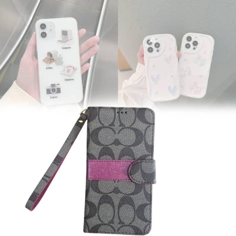 Leather Pu Iphone Shell Stylish Mirror Finish Drop Protection Fashionable