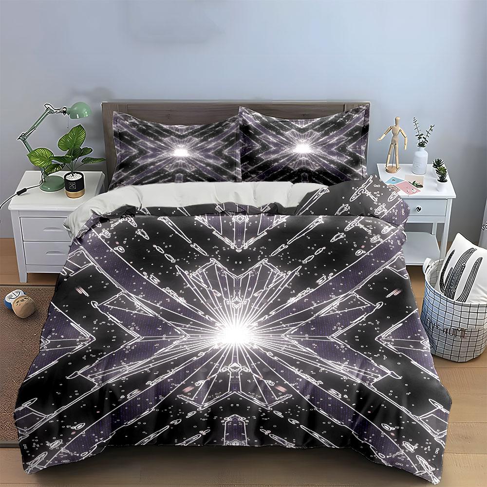 Radiant Starburst Symphony Bedding sets Duvet covers Pillowcases(1* Duvet Cover 2* Pillowcases without duvet insert)