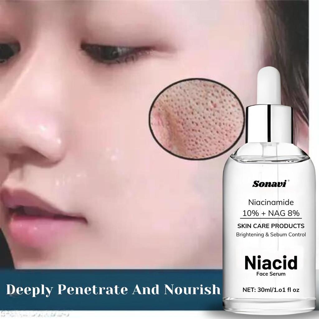 Niacinamide Face Serum for Acne Control & Oil Balancing with Zinc - Face Serum, for Face, Even Skin Tone, Korean Skin, 60ML