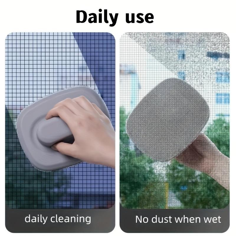 Window Screen Cleaning Brush With Handle - Multifunctional Mesh Screen Cleaner For Sofa, Wall, Carpet & More