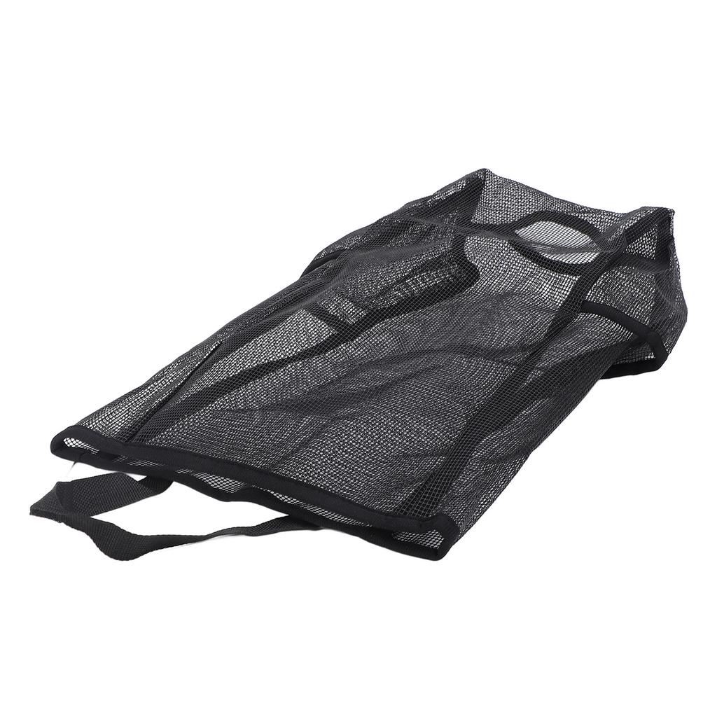 Plastic Bag Holder Dispensers Polyester Hanging Mesh Grocery Bag Plastic Garbage Bag Storage Dispenser