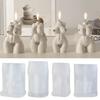 3D Human Silicone Candle Mold Diy Aromatherapy Candle Handmade Decoration Soap Chocolate Tool Cake Mold