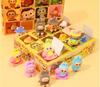 40Pcs Labubu Coin Purses & Key Chains / Key Chains Flocked Labubu Mini Keychain & Car Pendant Car Accessories Gifts