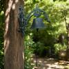 Cast-Iron Bell with Wall-Mount Bracket Outdoor for Entryway, Porch