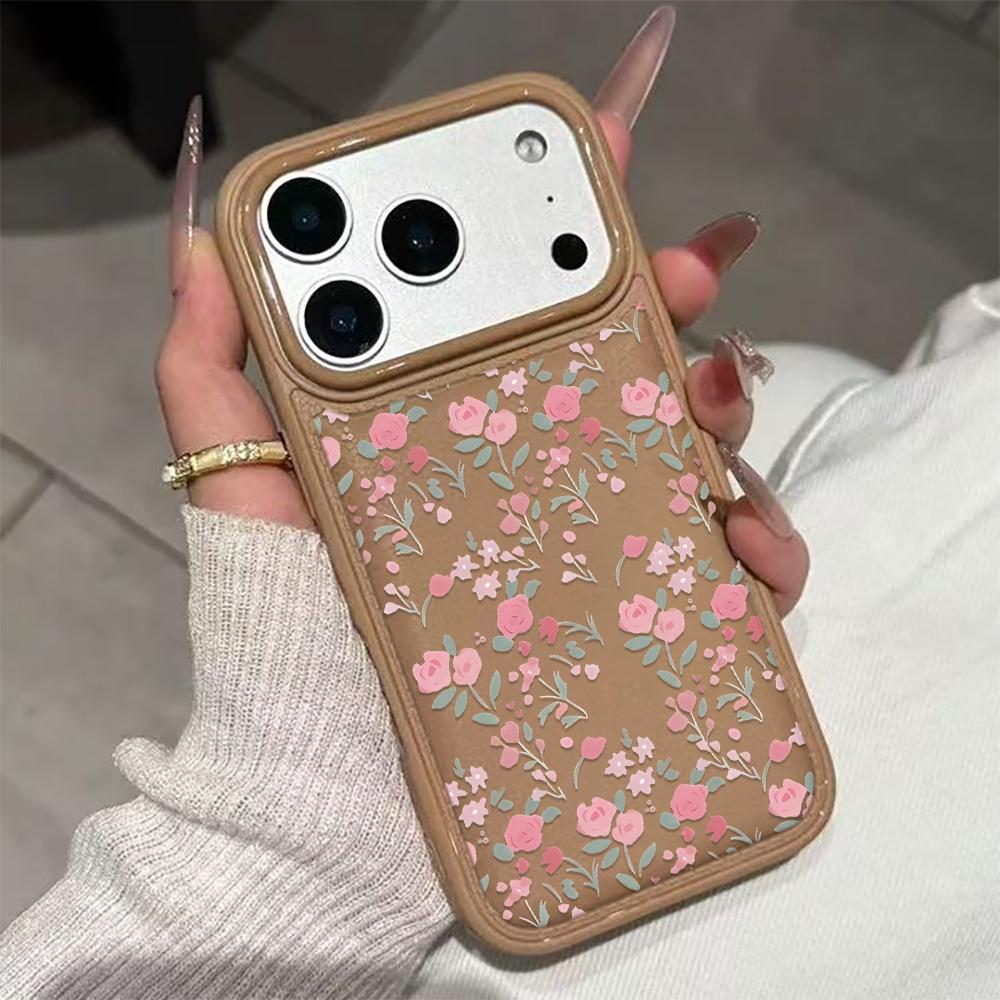Blue Premium Flower Phone Case For IPhone 17 17Air 16 15 Case For IPhone 11 13 12 14 Pro Max 16 15 14 Plus Cover Case Funda