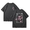 2026 Summer Japanese Cartoon Harajuku Tshirt Printed Unisexs Street Short Sleeved Sports Tshirt