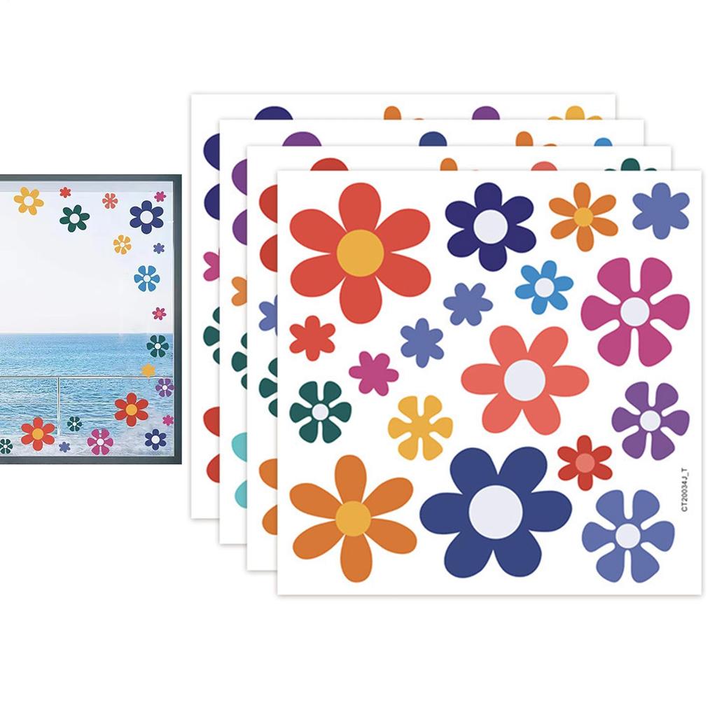 Flower Stickers for Cars,Flower Car Stickers -Ins Style Daisy Car Stickers Pink Girls Bedroom