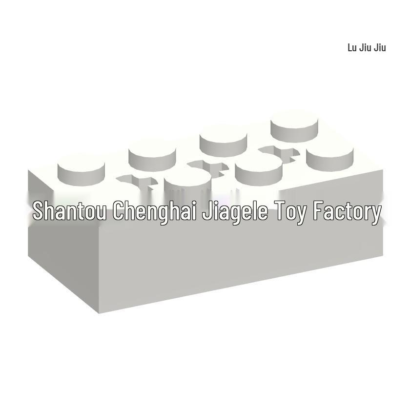 Cross-Border Lego-Compatible MOC 2x4 Bricks with Cross Hole (39789) - Educational Building Blocks, 50G Min. Order