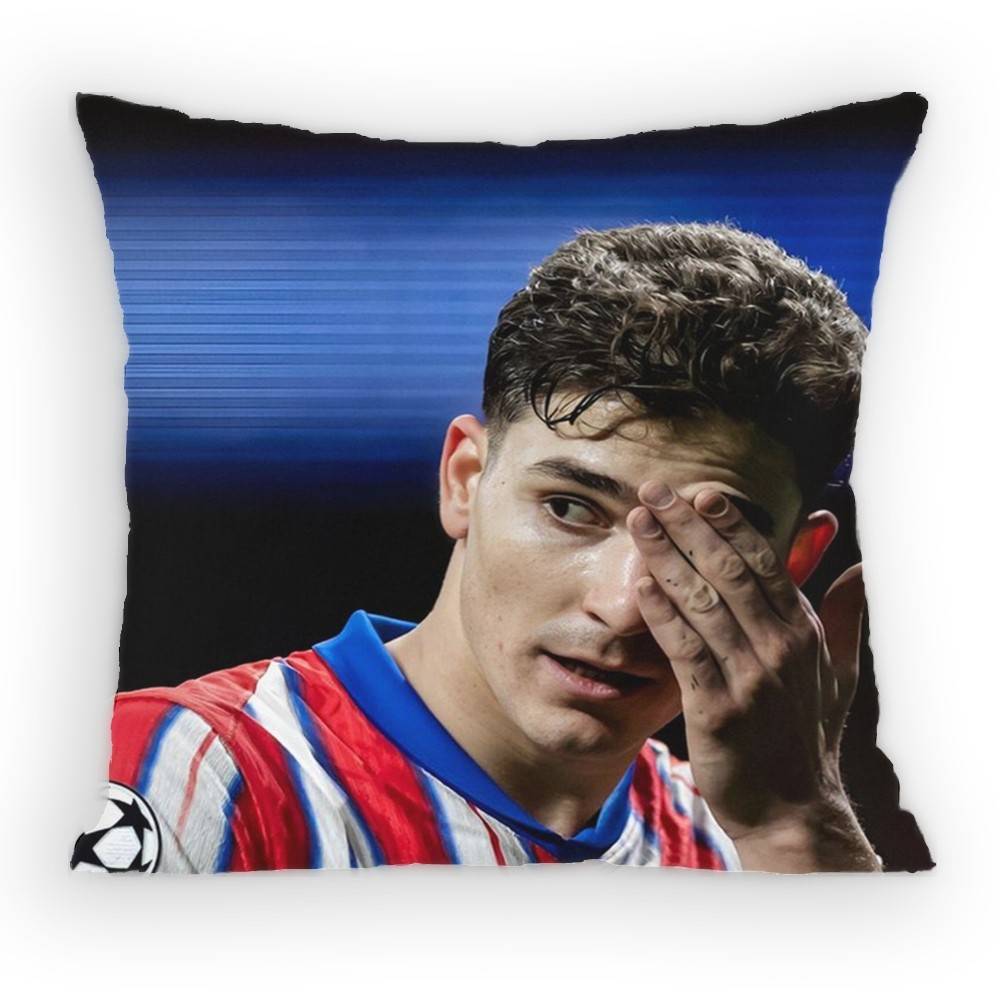 FC Julian Alvarez Pillow Case Sofa Living Room Bedroom Headboard Backrest Cushion Square Cushion Nap Time