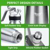 250/500/1000ml Cream Foam Gun Homemade Whipped Cream Dispenser Cake Piping Guns Siphon Squeeze Bottle Kitchen Dessert Tool