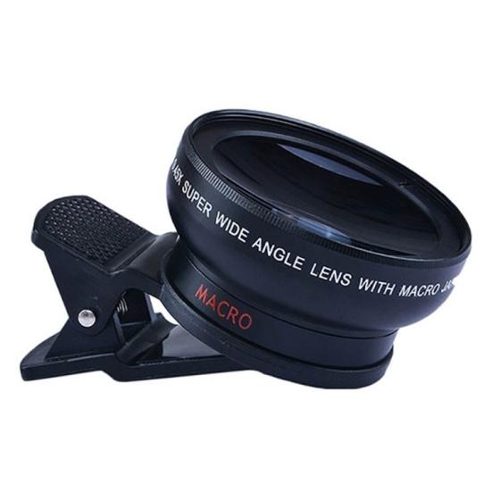 Universal Mobile Phone 0.45X Wide Angle 12.5X Macro High Clarity Lens for iPhone Android