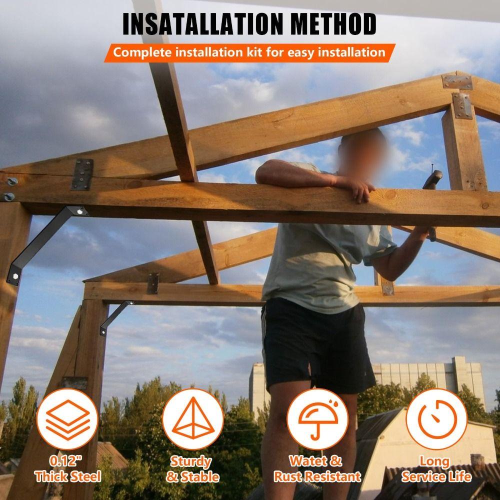 Robuste Metall-Stützhalterung Verdickte Verstärkungsstange Langlebige Konstruktion Interne Halterung