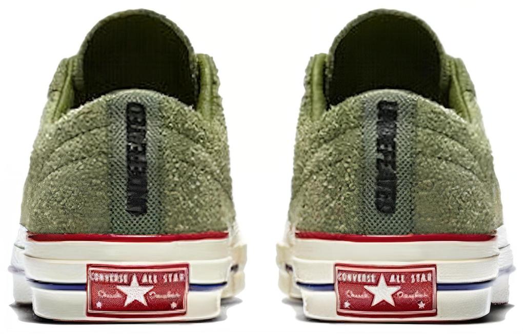 One Star Undefeated x One Star Converse Suede Low 'Olive' 158894C