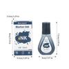 1box 50ml Permanent Marker Ink,Oily Quick-Drying Waterproof And Non-Fading,Non-Erasable Marker Ink Refill,Red Blue Black