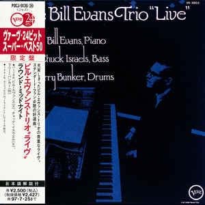 

CD BILL EVANS TRIO - Live V68803PROMO Verve Records 1995 Japan ObiJazz Used