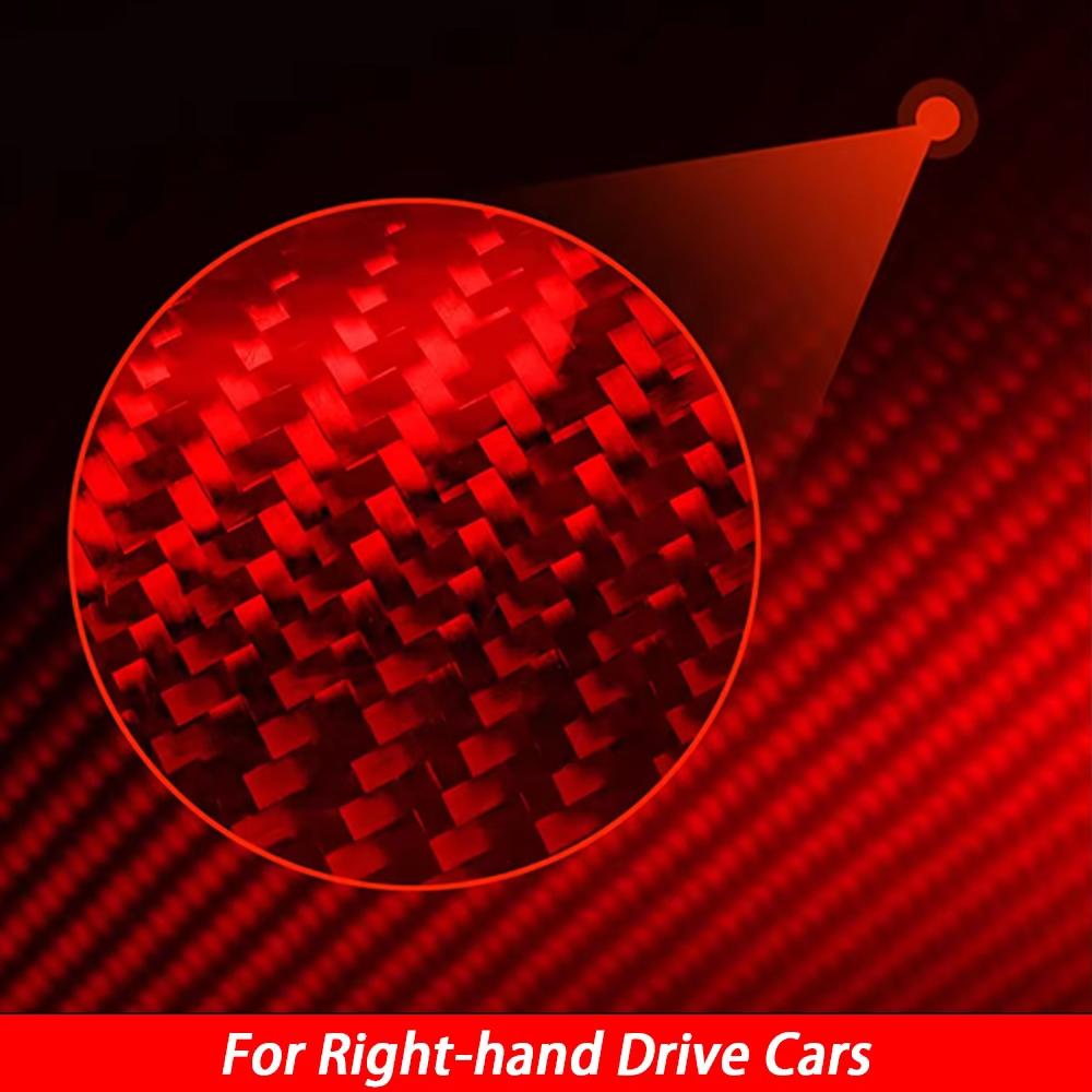 For BMW 3 Series E90 E92 M3 2005-2012 Seat Memory Button Control Panel Cover Carbon Fiber Car Accessories Decoration Sticker
