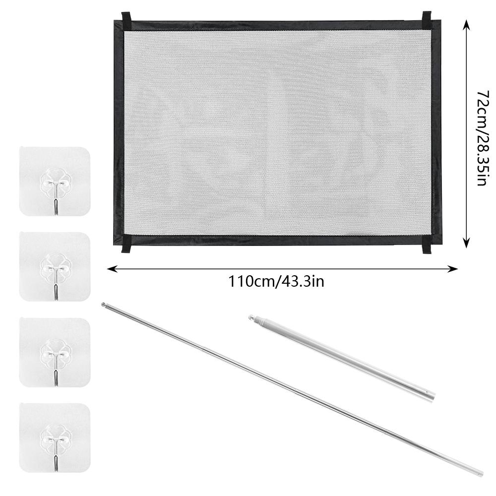 Pet Dog Fence Gate Safe Guard Safety Enclosure Folding Dog Fences Dog Gate The Ingenious Mesh Magic Pet Gate Pet Supplies