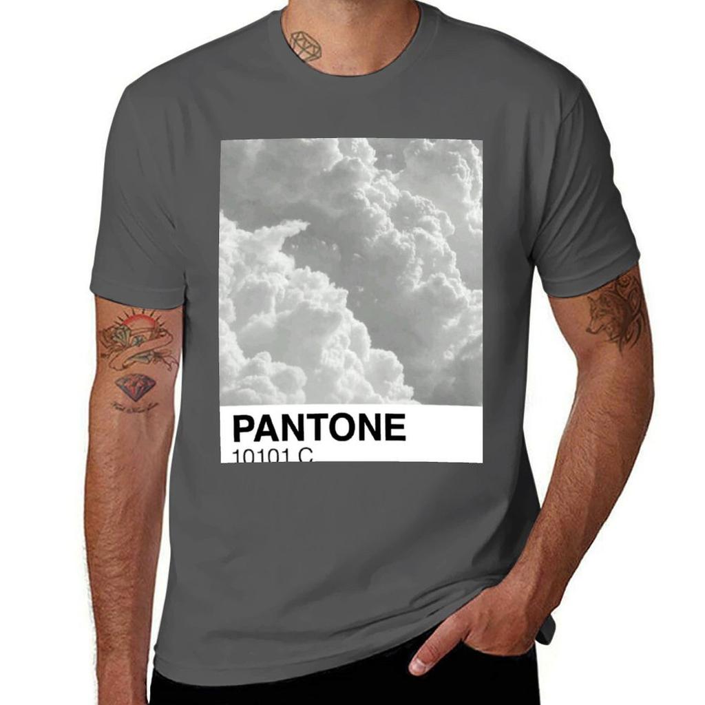 Cloud Pantone Tshirt Novelty Print Casual Tee Shirt