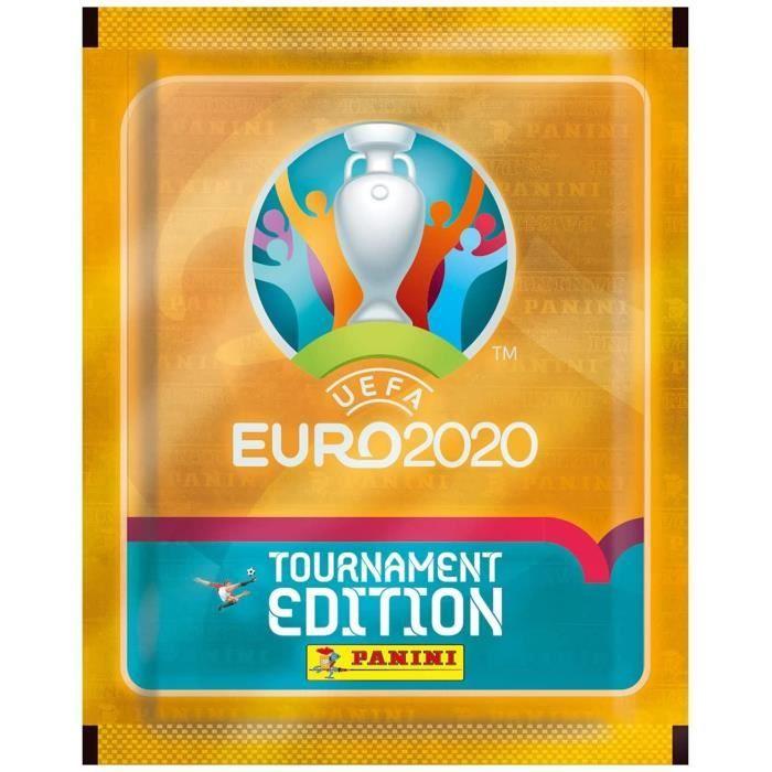 UEFA EURO 2020 Stickers 2021 Tournament Edition - Pack De 10 Pochettes + Album Offert - Panini - Football