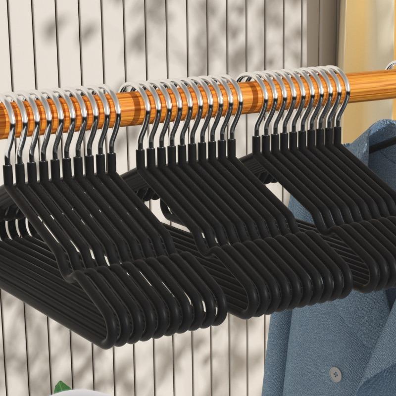 30PCS   Seamless Clothes Hangers, Simple Household Wet And Dry Clothes Hangers, Storage Hangers, Non-slip Clothes Hangers