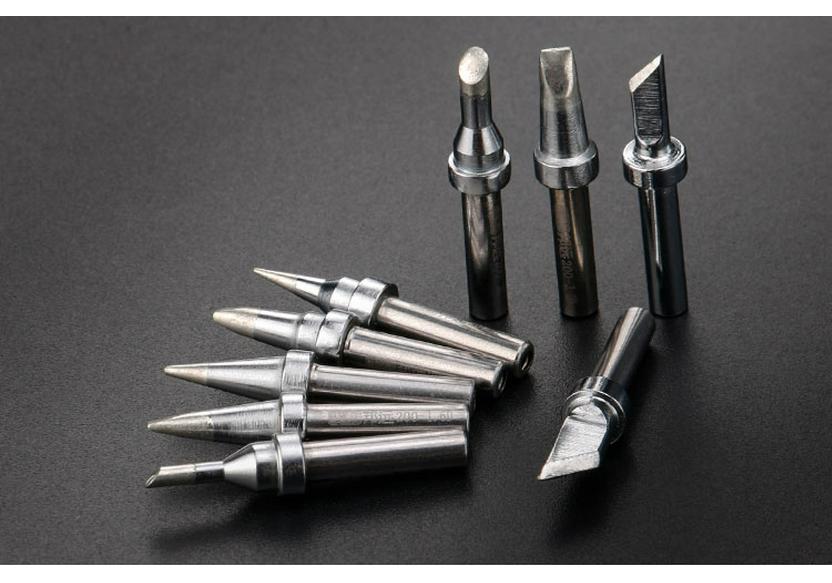 High-Frequency Purple Copper Electric Soldering Iron Tip 203H BY200 - Knife, Horse Hoof, and Round Shapes
