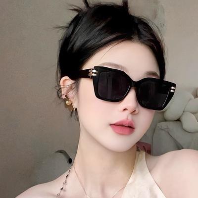 Sonnenbrille Damen Quadratisch Rundes Gesicht Dünn Anti-Ultraviolett UV400 Sonnenbrille Herren