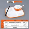HANDUNYOU Commercial Melamine Divided Plate Set